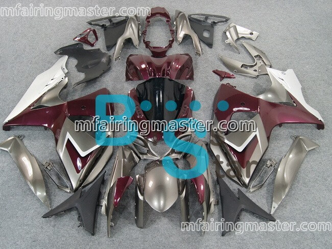 (image for) Fit for Suzuki GSXR 1000 K9 2009 2010 2011 2012 2013 2014 2015 2016 fairing kit injection molding silver