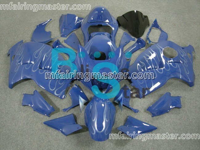 (image for) Fit for Suzuki GSXR 1300 Hayabusa 1999 2000 2001 2002 2003 2004 2005 2006 2007 fairing kit injection molding Blue