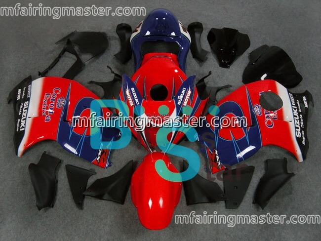 (image for) Fit for Suzuki GSXR 1300 Hayabusa 1999 2000 2001 2002 2003 2004 2005 2006 2007 fairing kit injection molding Corona extra red blue