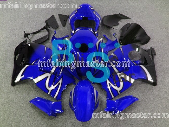 (image for) Fit for Suzuki GSXR 1300 Hayabusa 1999 2000 2001 2002 2003 2004 2005 2006 2007 fairing kit injection molding Blue