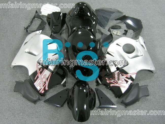 (image for) Fit for Suzuki GSXR 1300 Hayabusa 1999 2000 2001 2002 2003 2004 2005 2006 2007 fairing kit injection molding Silver black