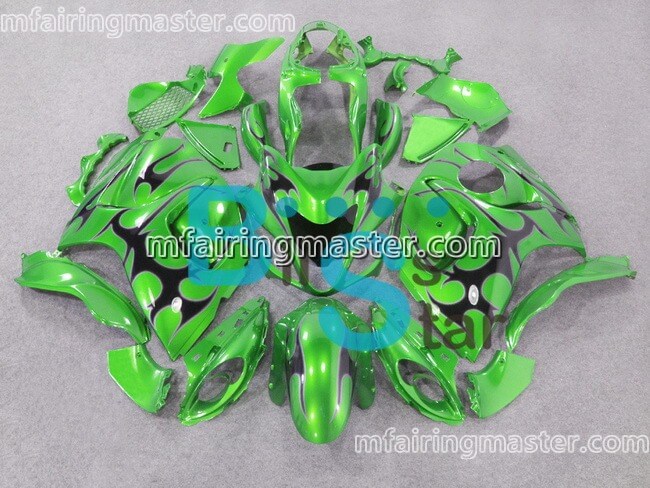 (image for) Fit for Suzuki GSXR 1300 Hayabusa 2016 2017 2018 2019 2020 fairing kit injection molding Green black