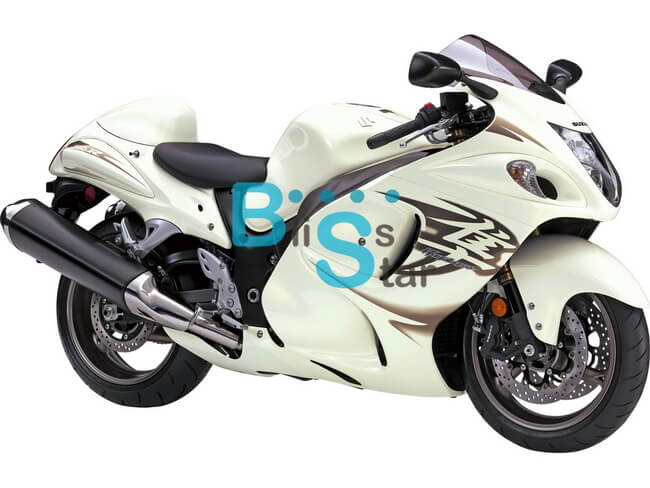 (image for) Fit for Suzuki GSXR 1300 Hayabusa 2008 2009 2010 2011 2012 2013 2014 2015 fairing kit injection molding White