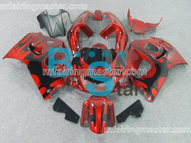 (image for) Fit for Suzuki GSXR 600 750 1996 1997 1998 1999 2000 fairing kit Red black