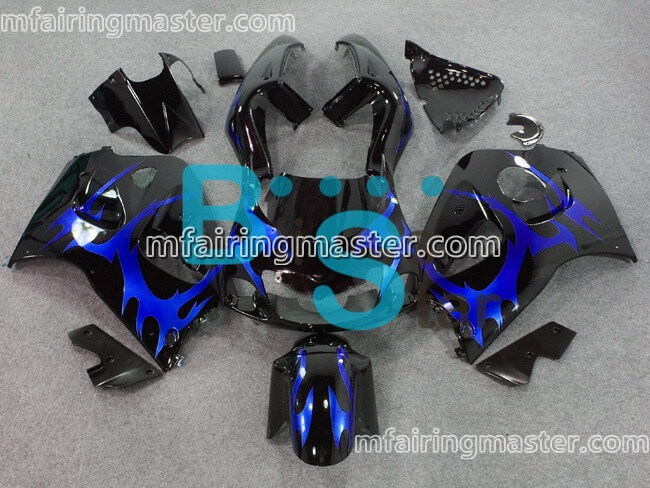 (image for) Fit for Suzuki GSXR 600 750 1996 1997 1998 1999 2000 fairing kit Blue black