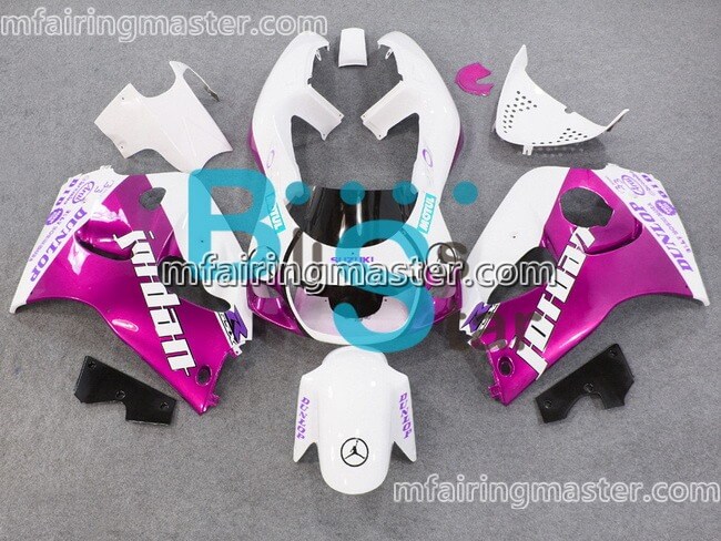 (image for) Fit for Suzuki GSXR 600 750 1996 1997 1998 1999 2000 fairing kit Jordan pink white