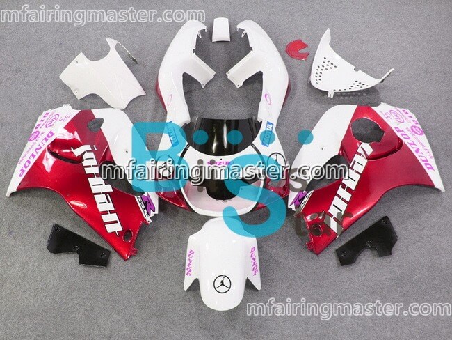 (image for) Fit for Suzuki GSXR 600 750 1996 1997 1998 1999 2000 fairing kit Jordan white red