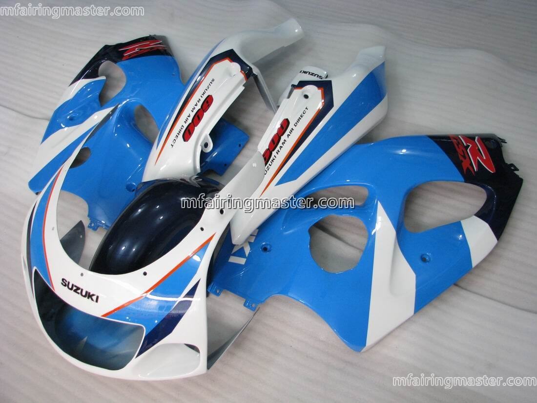 (image for) Fit for Suzuki GSXR 600 750 1996 1997 1998 1999 2000 fairing kit Blue white