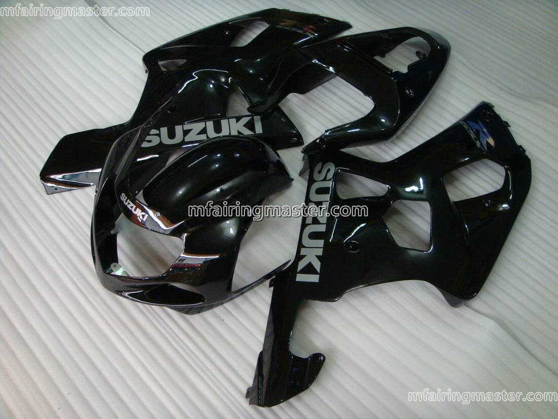 (image for) Fit for Suzuki GSXR 600 750 k1 2001 2002 2003 fairing kit injection molding Black