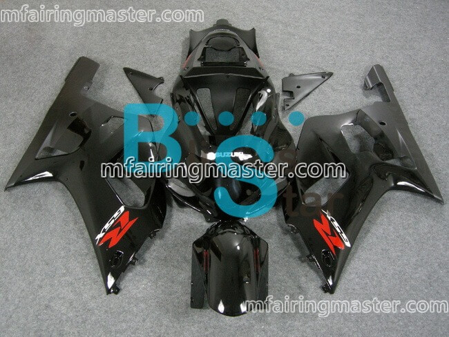 (image for) Fit for Suzuki GSXR 600 750 k1 2001 2002 2003 fairing kit injection molding Black