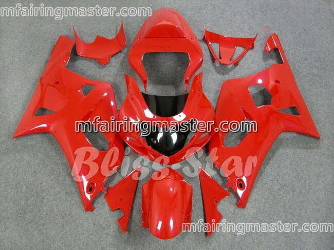 (image for) Fit for Suzuki GSXR 600 750 k1 2001 2002 2003 fairing kit injection molding Red