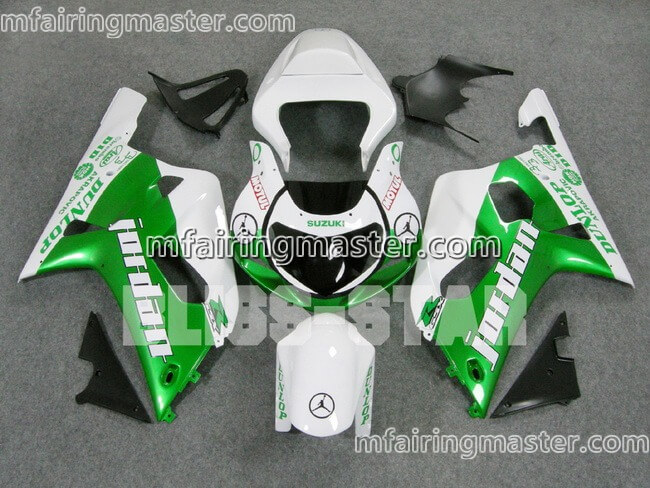 (image for) Fit for Suzuki GSXR 600 750 k1 2001 2002 2003 fairing kit injection molding Jordan green white