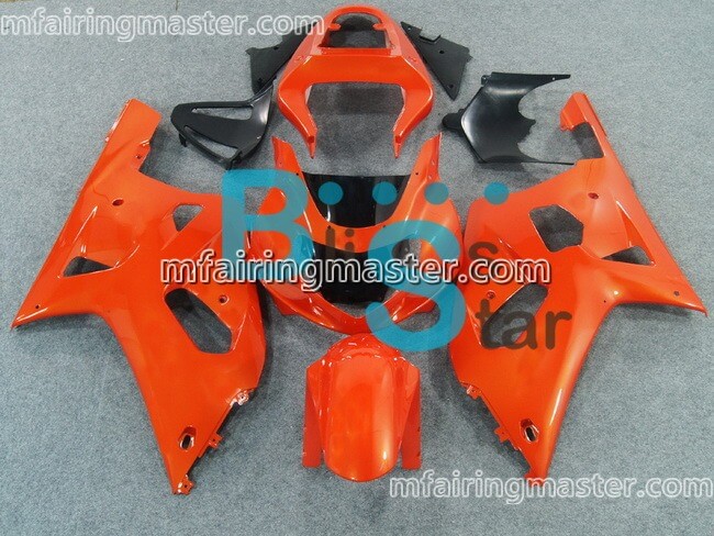 (image for) Fit for Suzuki GSXR 600 750 k1 2001 2002 2003 fairing kit injection molding Red