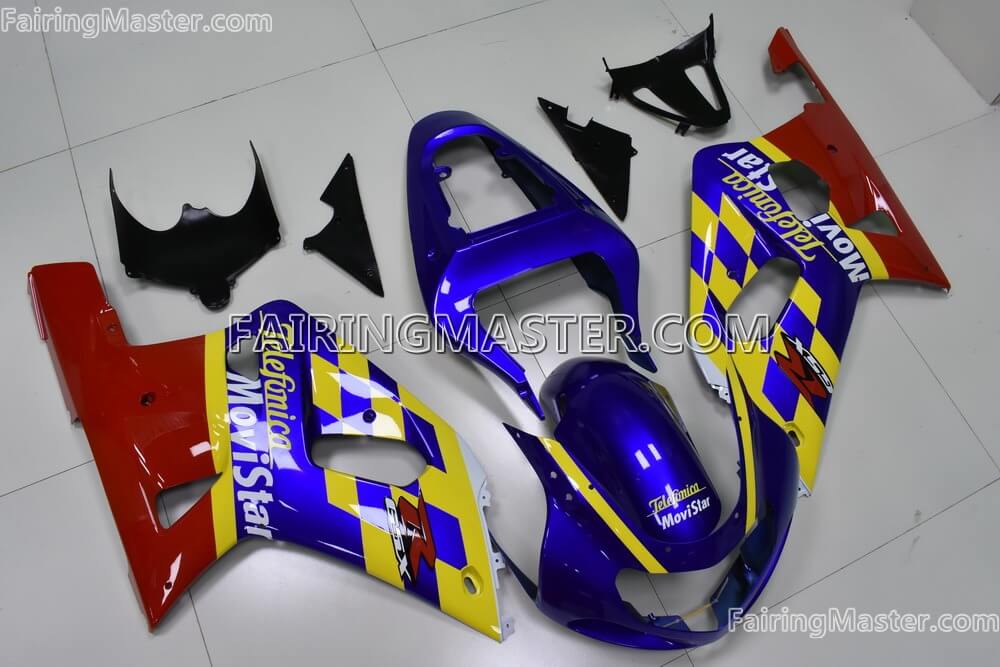 (image for) Injection molding fairing kits fit for Suzuki GSXR 600 750 k1 2001 2002 2003 243