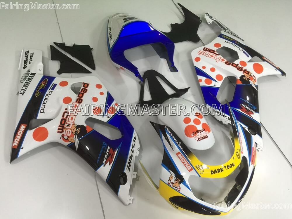 (image for) Injection molding fairing kits fit for Suzuki GSXR 600 750 k1 2001 2002 2003 246