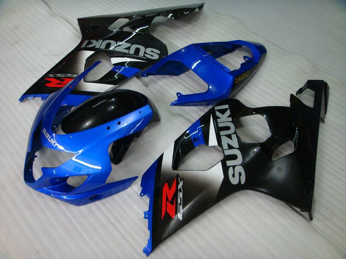 (image for) Fit for Suzuki GSXR 600 750 k4 2004 2005 fairing kit injection molding Blue black