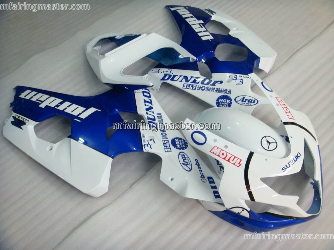 (image for) Fit for Suzuki GSXR 600 750 k4 2004 2005 fairing kit injection molding Jordan blue white