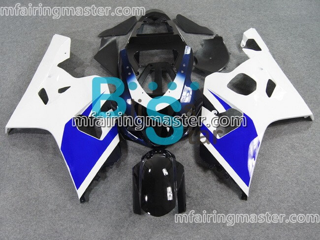 (image for) Fit for Suzuki GSXR 600 750 k4 2004 2005 fairing kit injection molding White blue