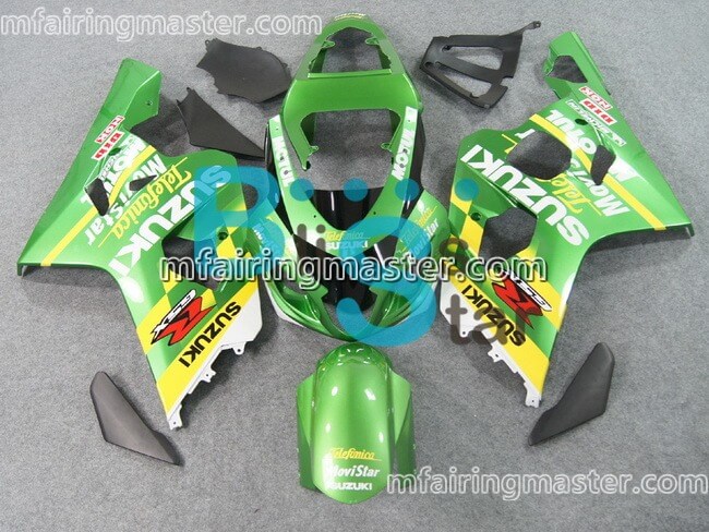 (image for) Fit for Suzuki GSXR 600 750 k4 2004 2005 fairing kit injection molding Green