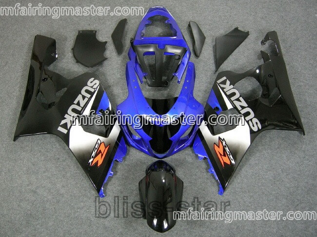 (image for) Fit for Suzuki GSXR 600 750 k4 2004 2005 fairing kit injection molding Black blue