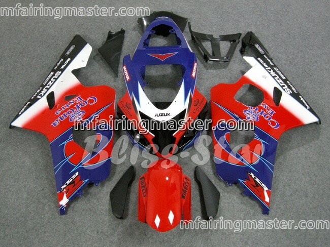 (image for) Fit for Suzuki GSXR 600 750 k4 2004 2005 fairing kit injection molding Corona extra red