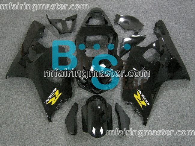 (image for) Fit for Suzuki GSXR 600 750 k4 2004 2005 fairing kit injection molding Black