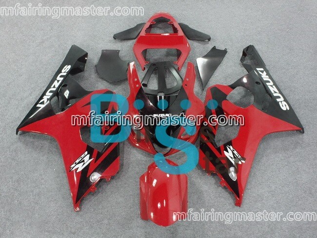 (image for) Fit for Suzuki GSXR 600 750 k4 2004 2005 fairing kit injection molding Red black