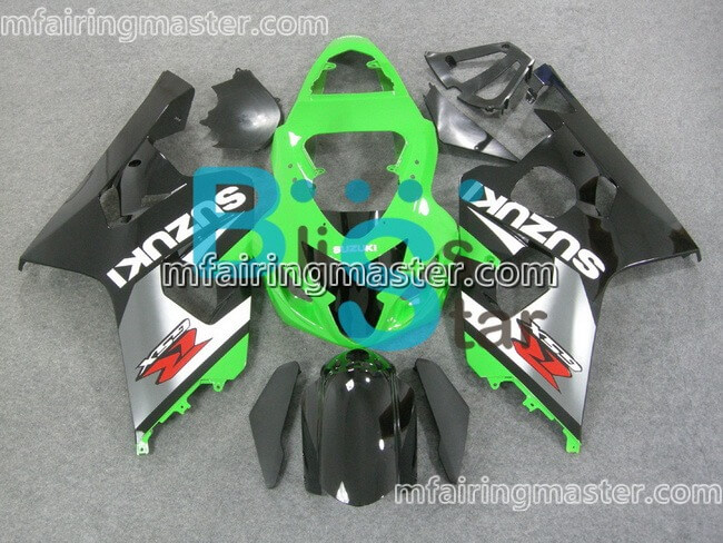 (image for) Fit for Suzuki GSXR 600 750 k4 2004 2005 fairing kit injection molding Green black