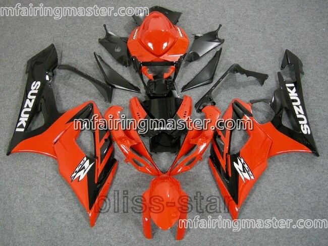 (image for) Fit for Suzuki GSXR 600 750 k4 2004 2005 fairing kit injection molding Red black