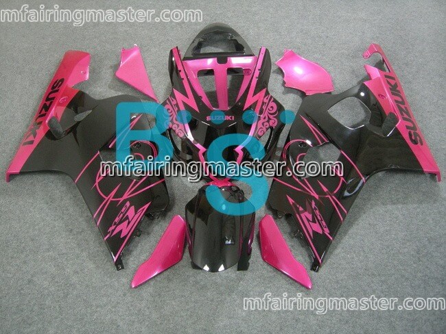 (image for) Fit for Suzuki GSXR 600 750 k4 2004 2005 fairing kit injection molding Pink black