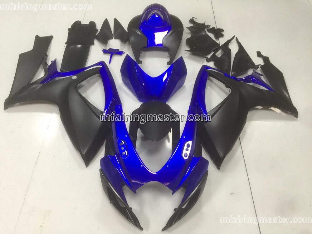 (image for) Fit for Suzuki GSXR 600 750 K6 2006 2007 fairing kit injection molding Blue black