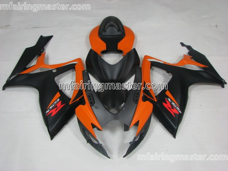 (image for) Fit for Suzuki GSXR 600 750 K6 2006 2007 fairing kit injection molding Matte black red