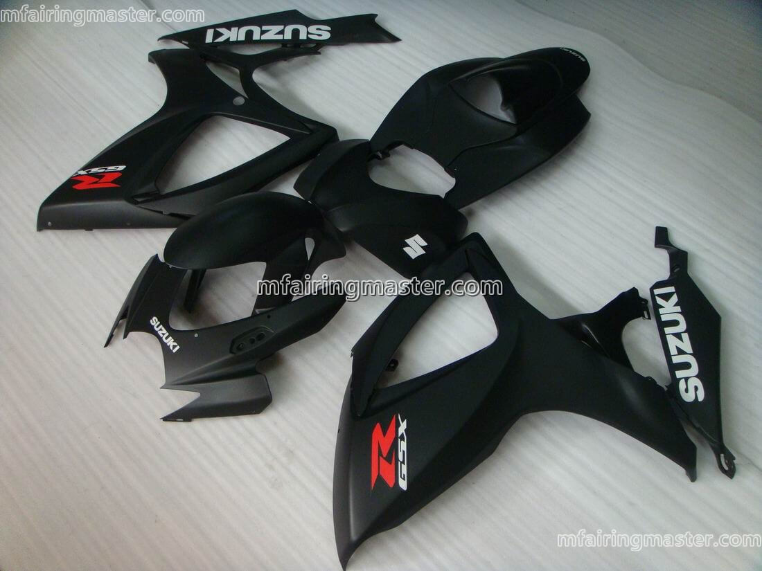 (image for) Fit for Suzuki GSXR 600 750 K6 2006 2007 fairing kit injection molding Matte black