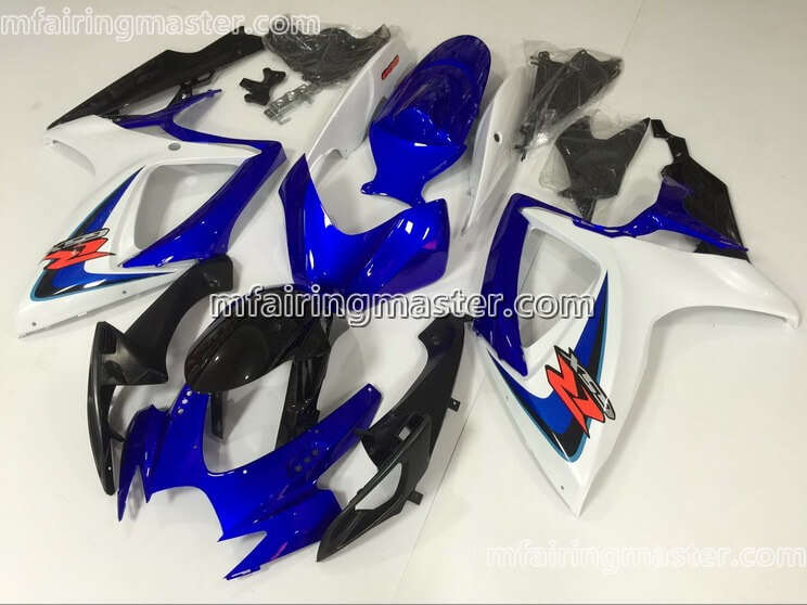 (image for) Fit for Suzuki GSXR 600 750 K6 2006 2007 fairing kit injection molding Blue white