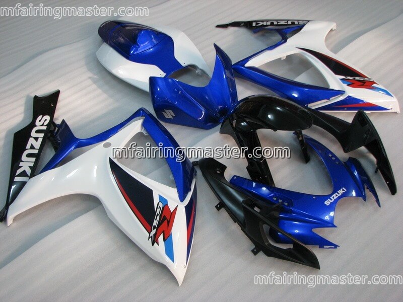 (image for) Fit for Suzuki GSXR 600 750 K6 2006 2007 fairing kit injection molding Blue white