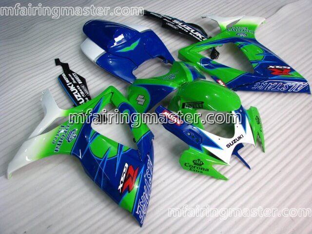 (image for) Fit for Suzuki GSXR 600 750 K6 2006 2007 fairing kit injection molding Corona extra green blue