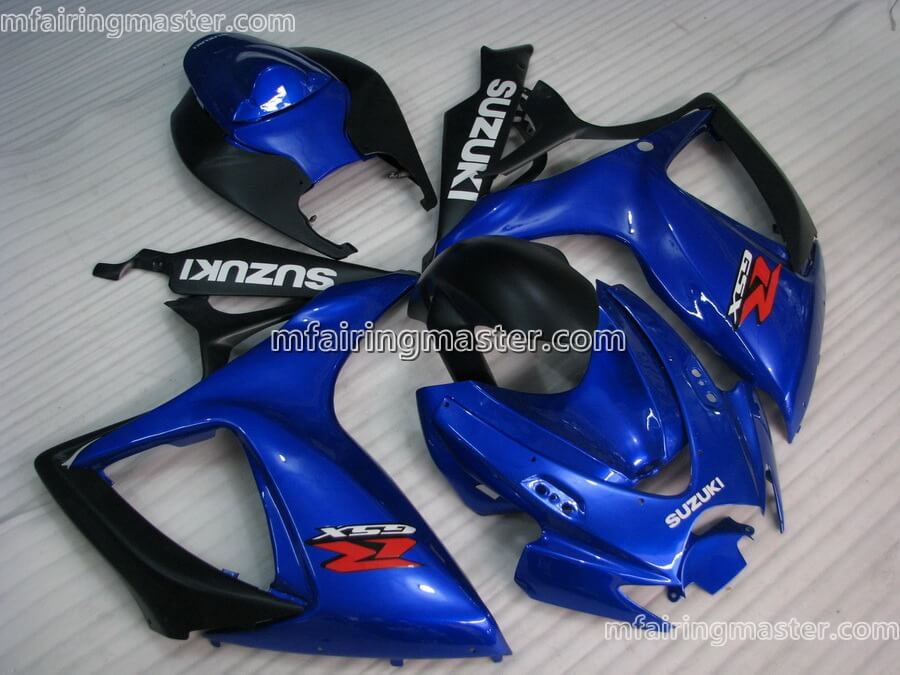 (image for) Fit for Suzuki GSXR 600 750 K6 2006 2007 fairing kit injection molding Blue black