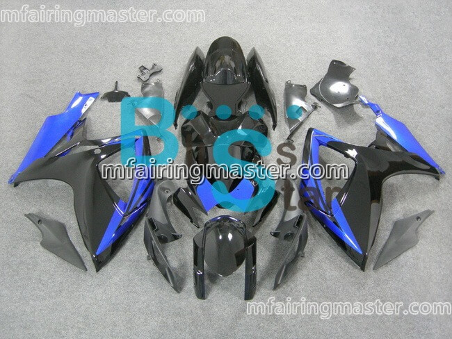 (image for) Fit for Suzuki GSXR 600 750 K6 2006 2007 fairing kit injection molding Blue black