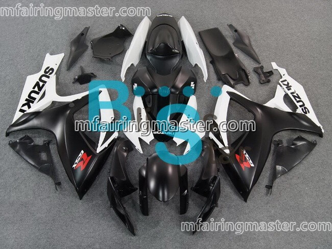 (image for) Fit for Suzuki GSXR 600 750 K6 2006 2007 fairing kit injection molding White black