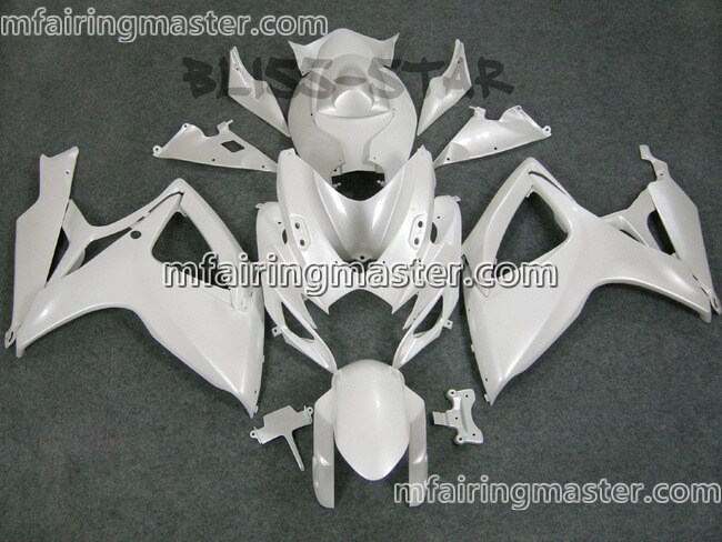 (image for) Fit for Suzuki GSXR 600 750 K6 2006 2007 fairing kit injection molding White