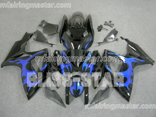 (image for) Fit for Suzuki GSXR 600 750 K6 2006 2007 fairing kit injection molding Blue black