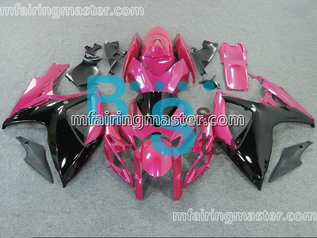 (image for) Fit for Suzuki GSXR 600 750 K6 2006 2007 fairing kit injection molding Red black