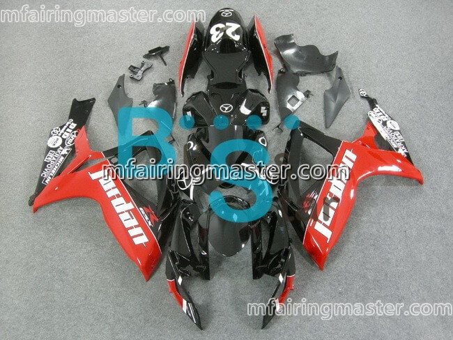 (image for) Fit for Suzuki GSXR 600 750 K6 2006 2007 fairing kit injection molding Jordan black