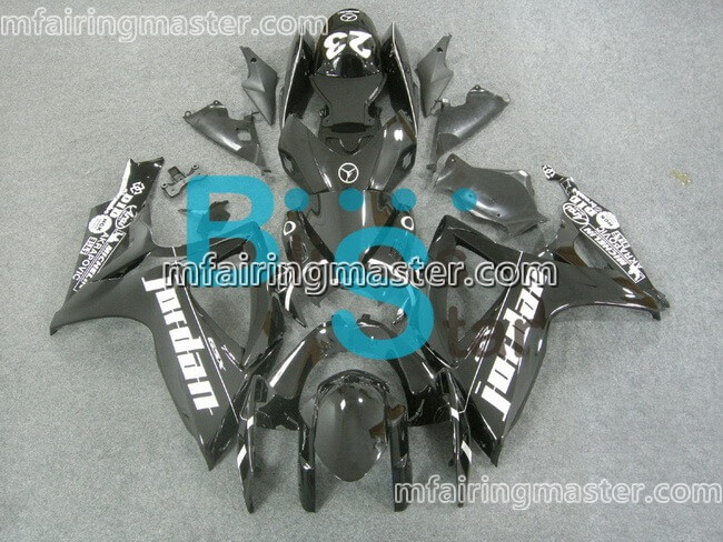 (image for) Fit for Suzuki GSXR 600 750 K6 2006 2007 fairing kit injection molding Jordan black