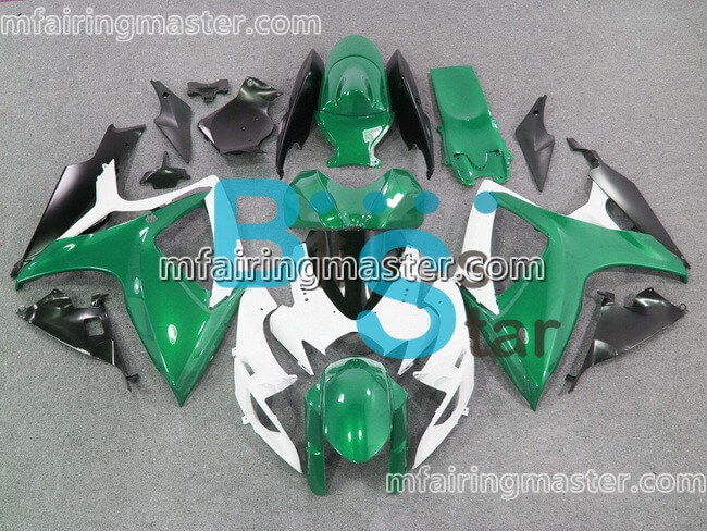 (image for) Fit for Suzuki GSXR 600 750 K6 2006 2007 fairing kit injection molding Green white