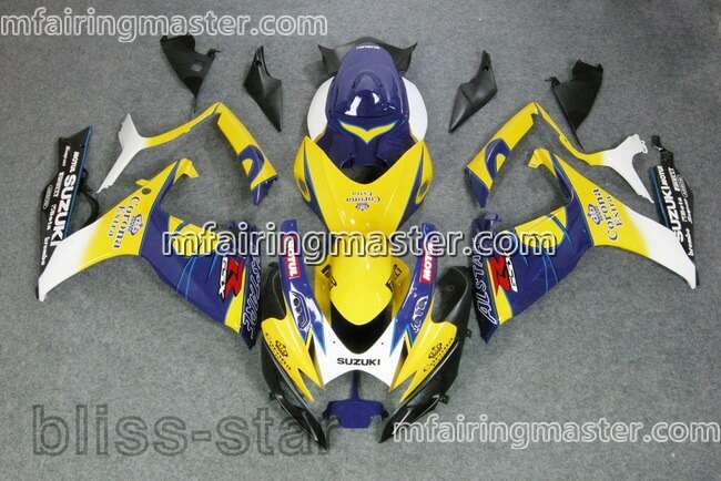 (image for) Fit for Suzuki GSXR 600 750 K6 2006 2007 fairing kit injection molding Corona extra yellow