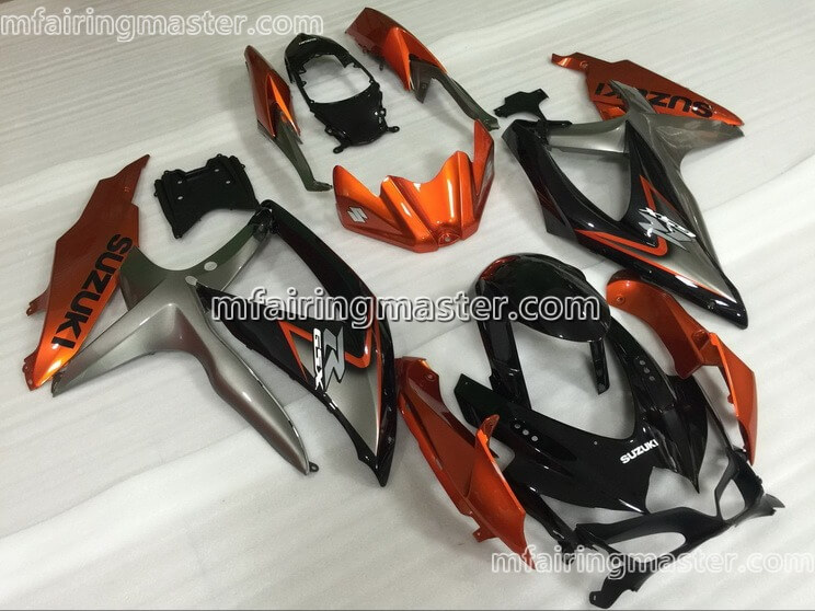 (image for) Fit for Suzuki GSXR 600 750 K8 2008 2009 2010 fairing kit injection molding Red black