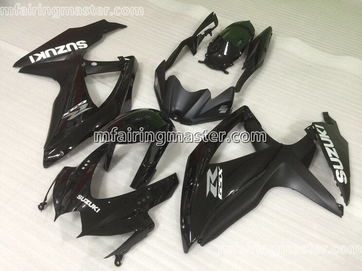 (image for) Fit for Suzuki GSXR 600 750 K8 2008 2009 2010 fairing kit injection molding Black