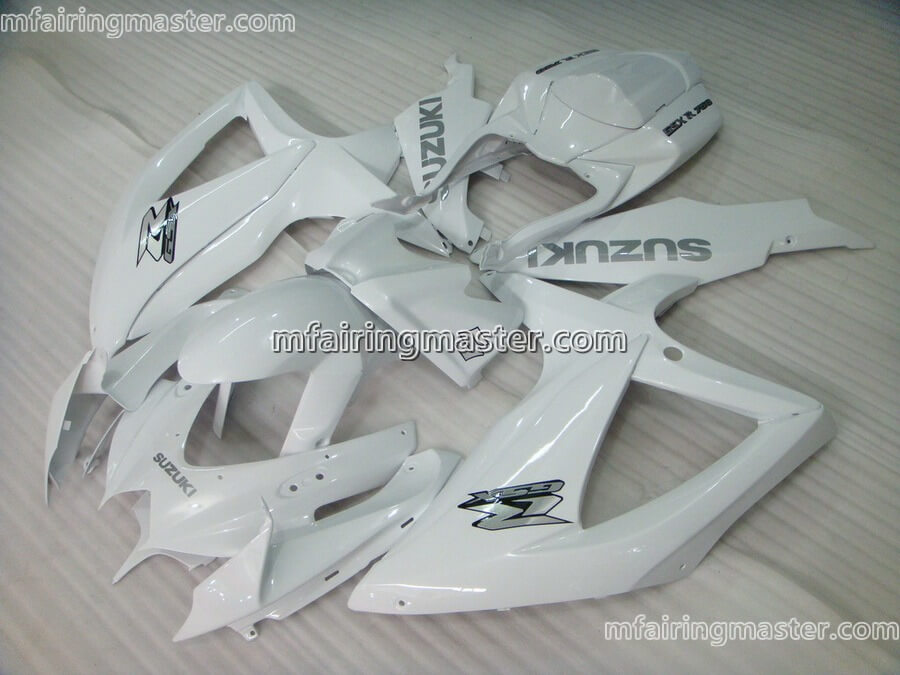 (image for) Fit for Suzuki GSXR 600 750 K8 2008 2009 2010 fairing kit injection molding White