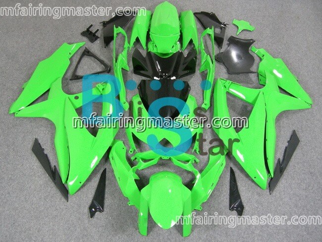 (image for) Fit for Suzuki GSXR 600 750 K8 2008 2009 2010 fairing kit injection molding Green